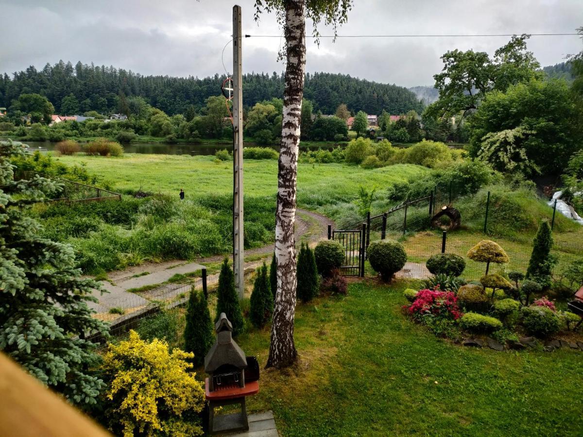 Domki I Pokoje U Borsa Lesko Exteriör bild